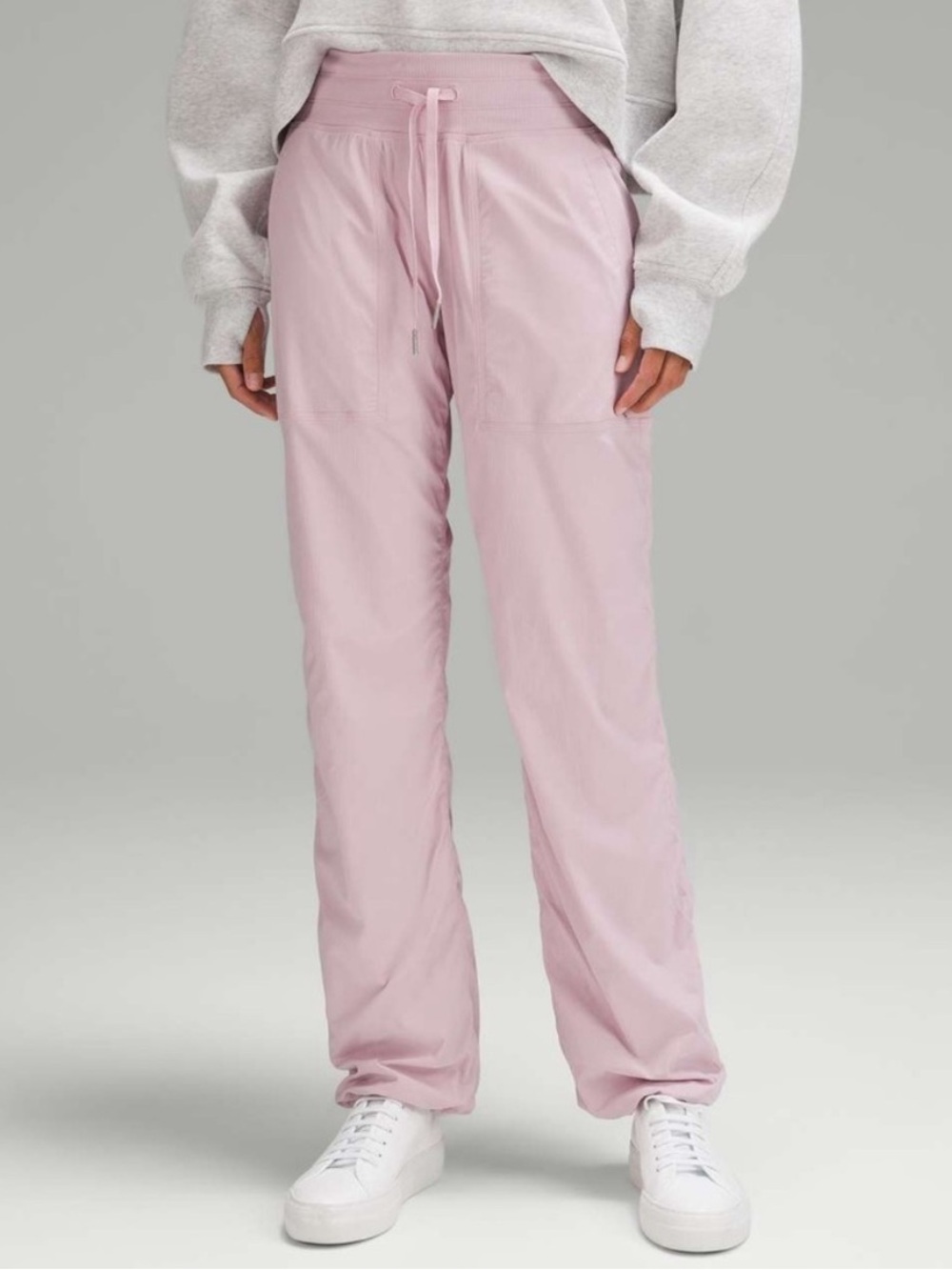 Lululemon Dance Studio Mid-Rise Pant *Full Length Pink Peony light pink lined